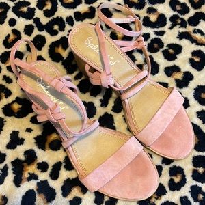 NWOB Splendid Felipa Blush Block sandal